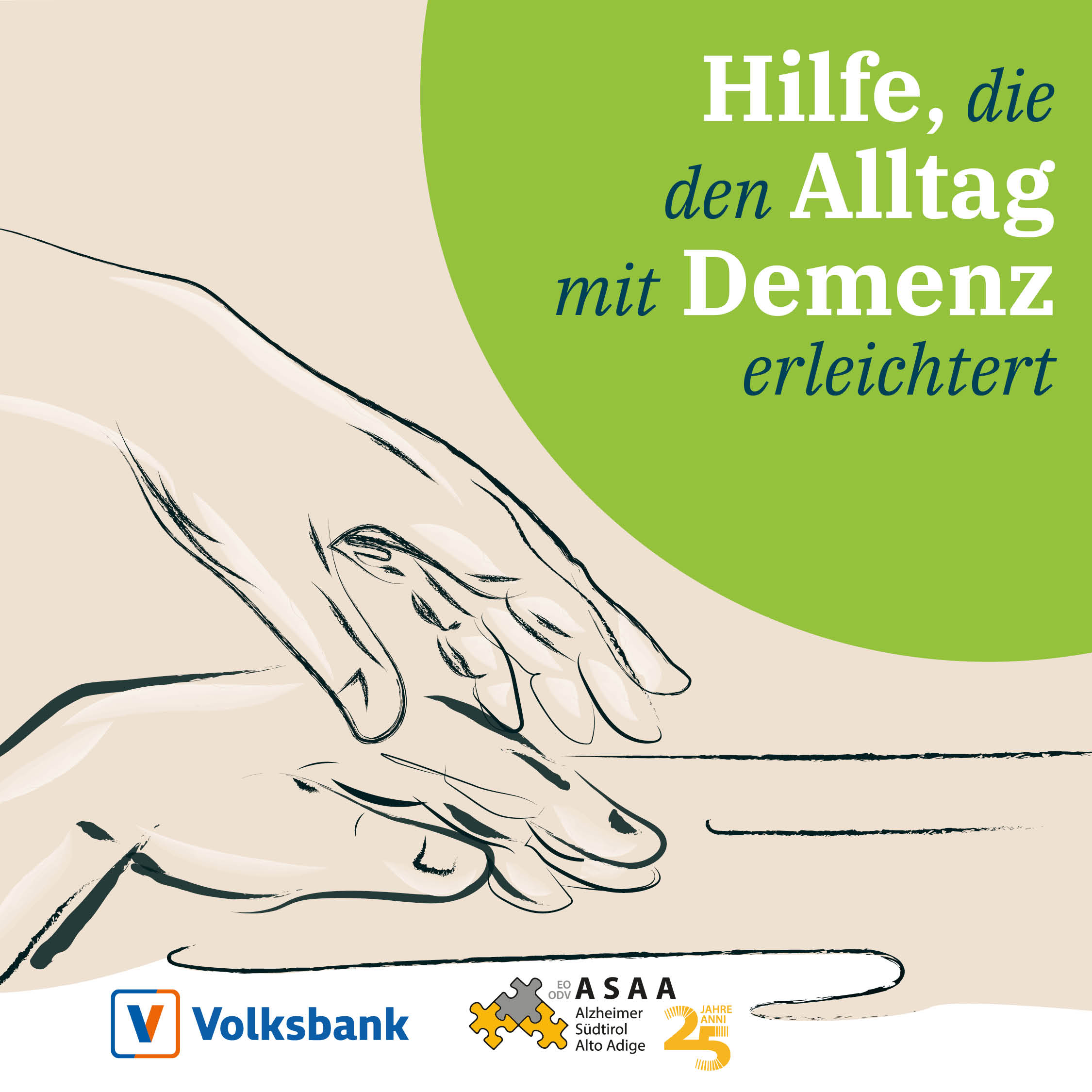 Project Sollievo Miteinander Hilfe, die den Alltag mit Demenz erleichtert